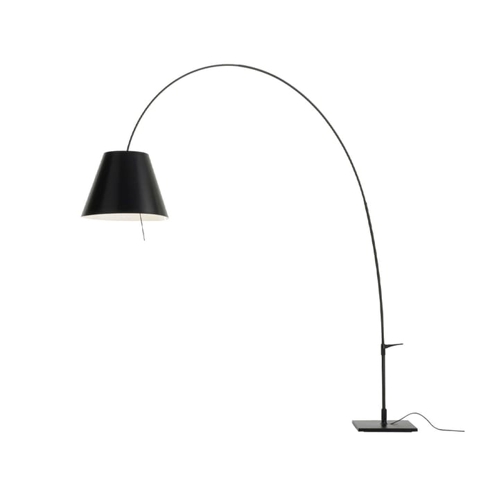 Lady Costanza D13E d floor lamp - Black shade, black lacquered stand - Luceplan
