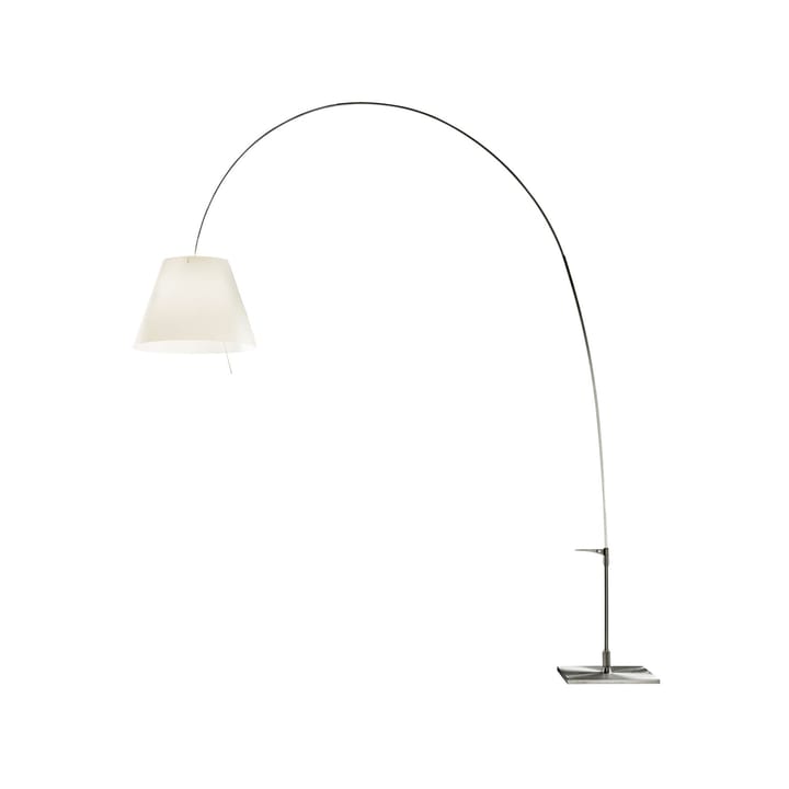 Lady Costanza D13E d floor lamp - White shade, aluminium stand - Luceplan