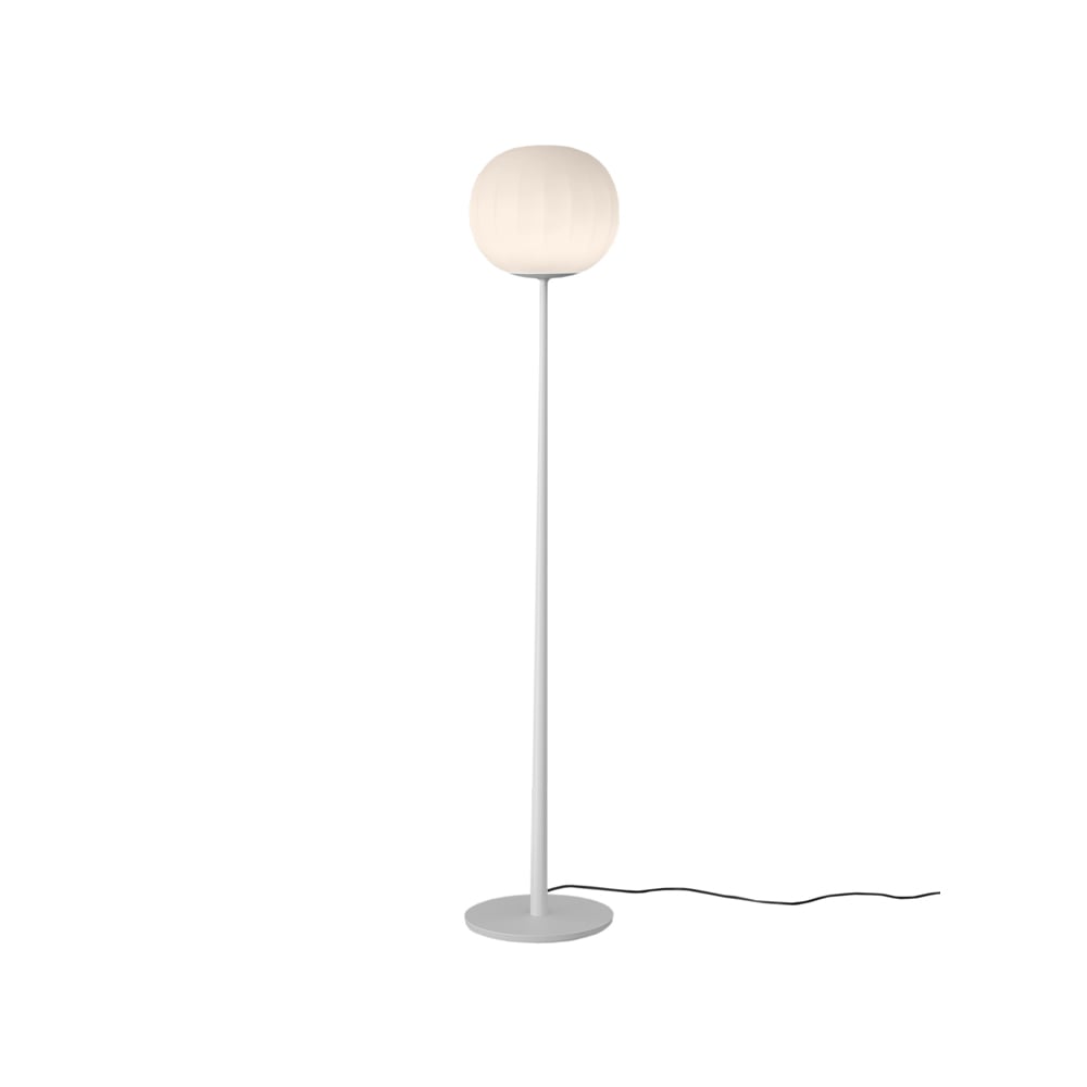 Luceplan Lita floor lamp o30 cm, white stand | Scandinavian Design | Floor lamps | White