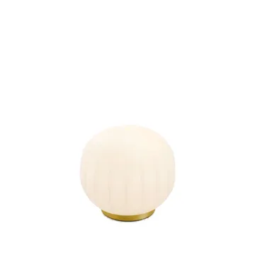 Lita table lamp - Ø18 cm, brass base - Luceplan