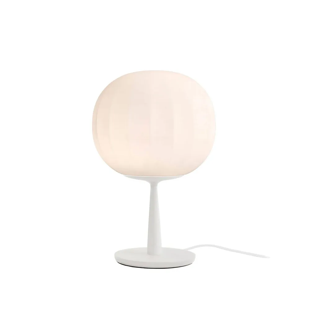 Lita table lamp, Ø18 cm, white stand Luceplan