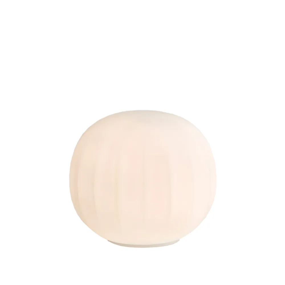 Lita table lamp, Ø30 cm, white base Luceplan