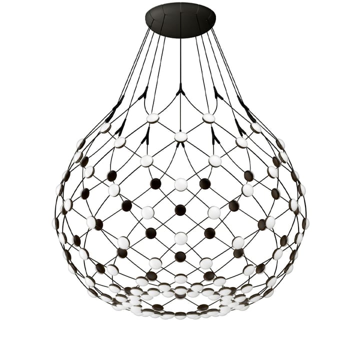 Mesh ceiling lamp - Black, large - Luceplan