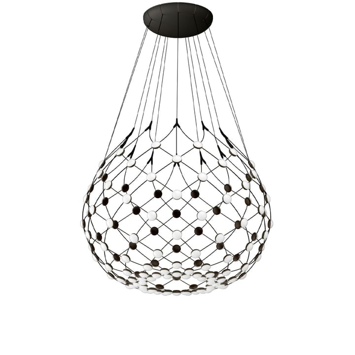 Mesh ceiling lamp - Black, medium - Luceplan