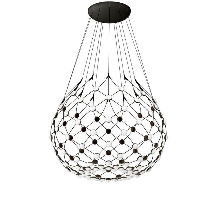Mesh Wireless ceiling lamp - Black, medium - Luceplan