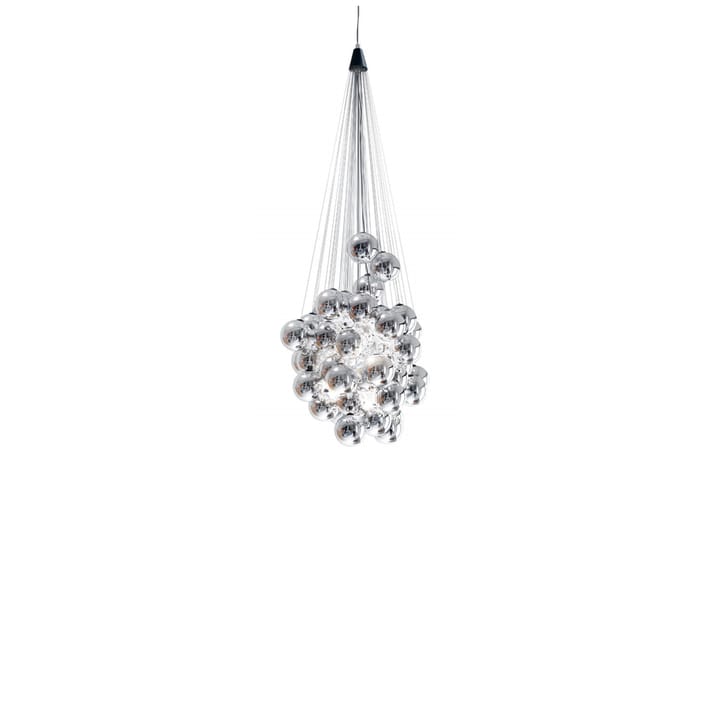 Stochastic pendant lamp - Metallised, 48 spheres - Luceplan