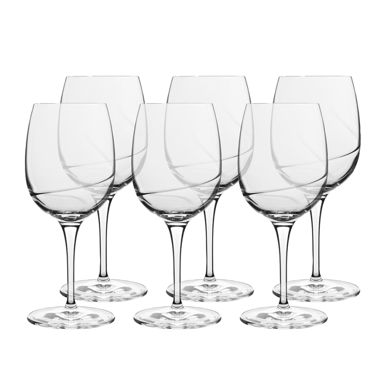 Luigi Bormioli Aero red wine glasses 6-pack 36,5 cl