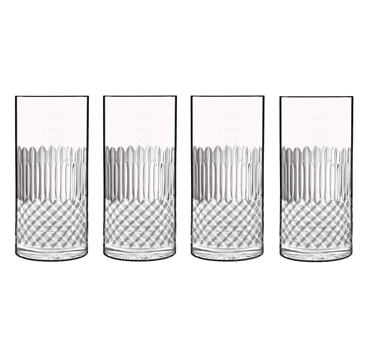 Diamante Beer glass/Longdrink glass 4-pack, 48 cl Luigi Bormioli