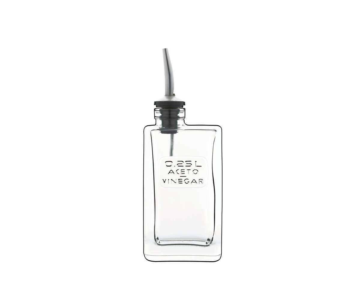 Luigi Bormioli Optima vinegar bottle 25 cl | Scandinavian Design | Bottles, pourers & drizzlers | Transparent