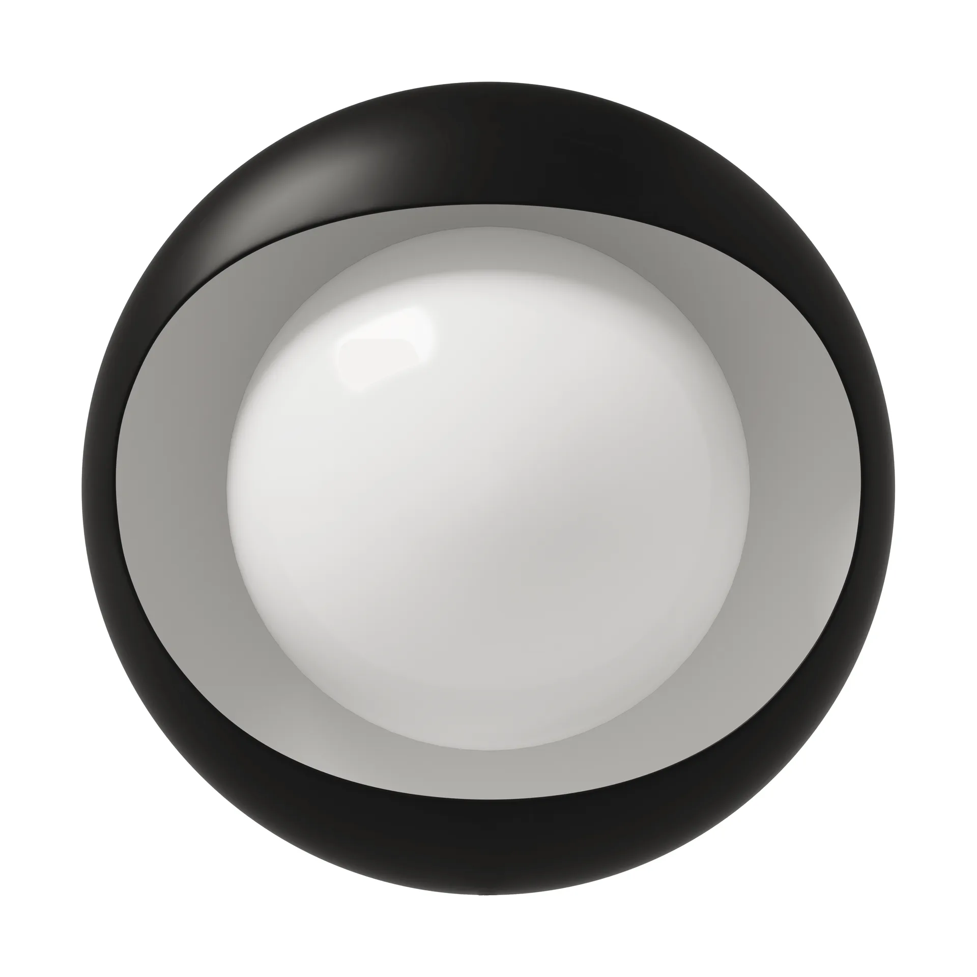 Cornea 220 wall lamp, Black LYFA