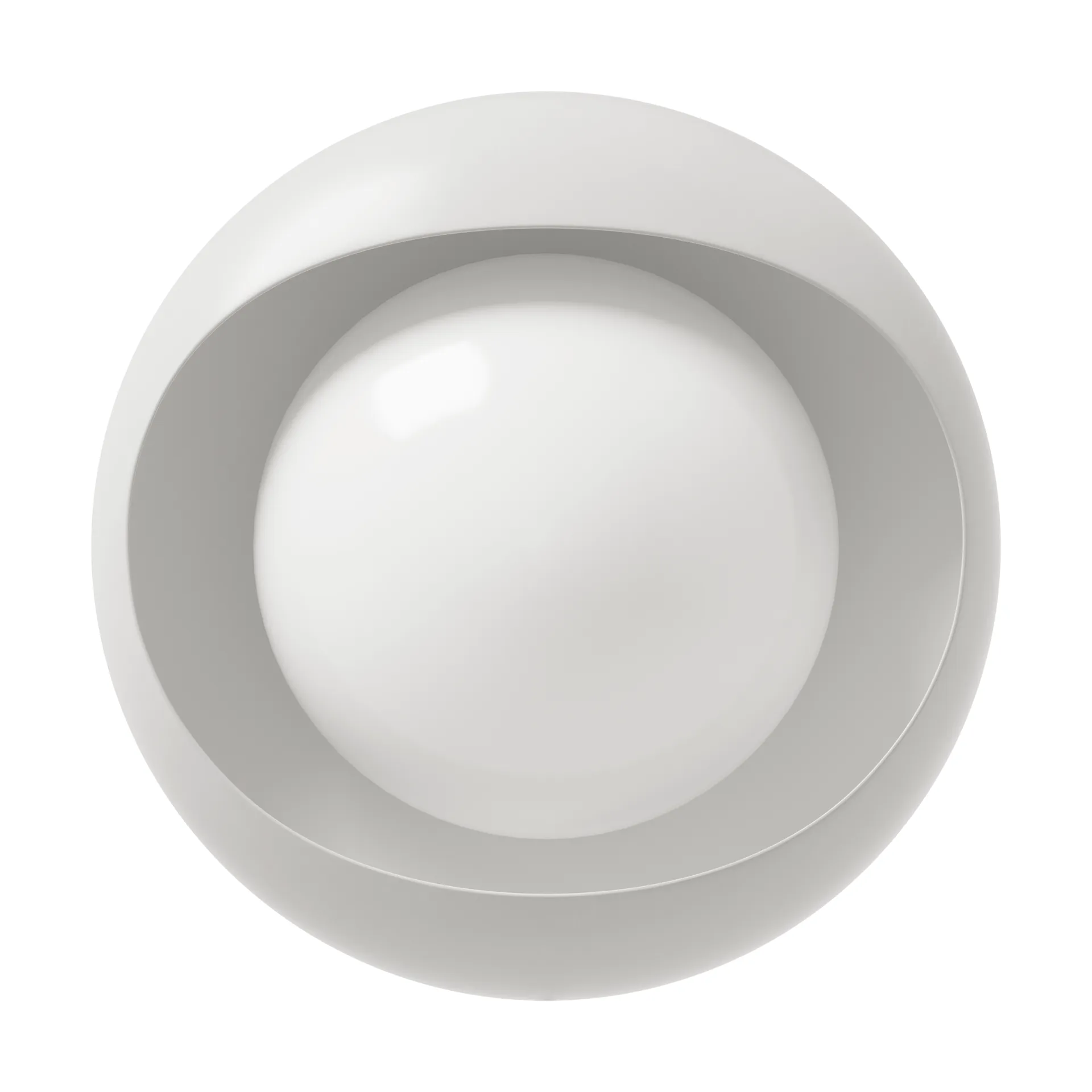 Cornea 220 wall lamp, White LYFA