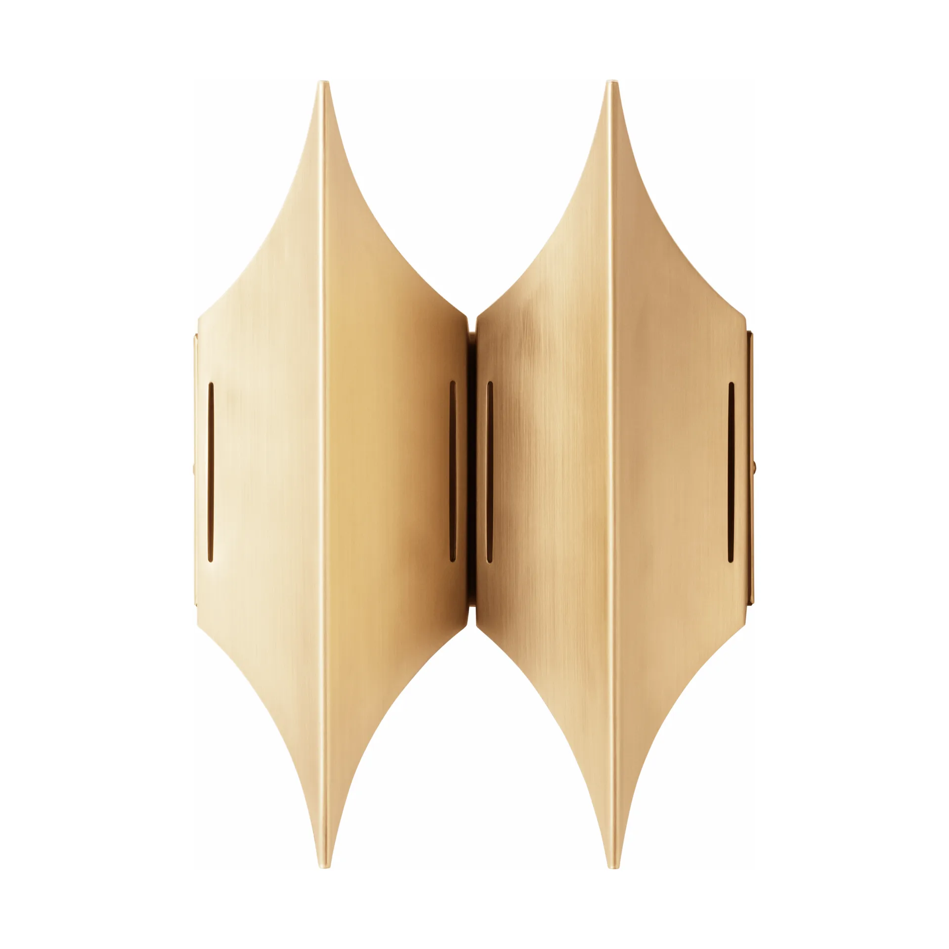 Gothic II wall lamp, Brass LYFA