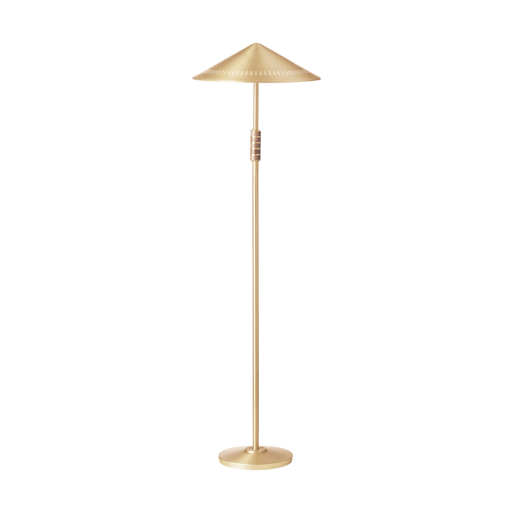 Governor 405 floor lamp - Brass-walnut - LYFA