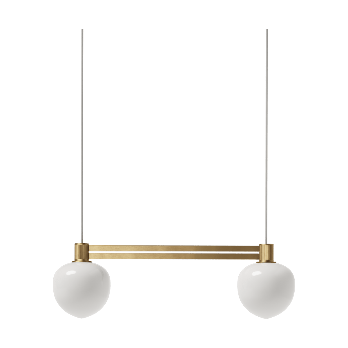 LYFA Memoir II Side By Side 120 pendant Brass | Scandinavian Design | Pendant lamps | Gold-coloured