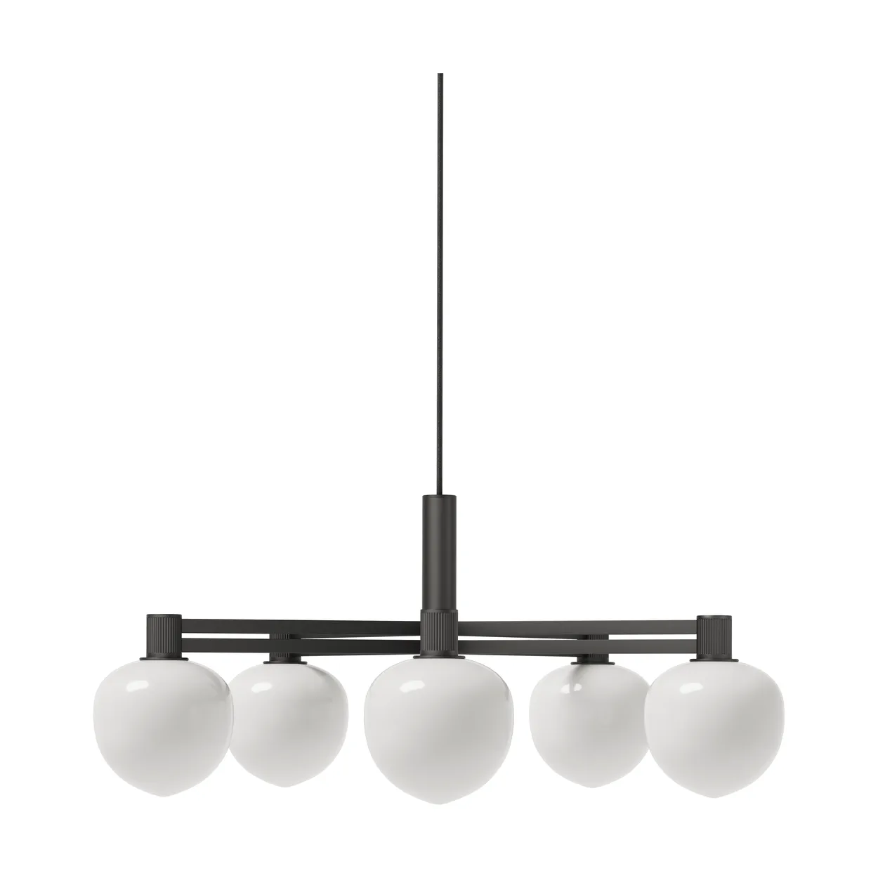 LYFA Memoir V 120 chandelier Black | Scandinavian Design | Pendant lamps | Black