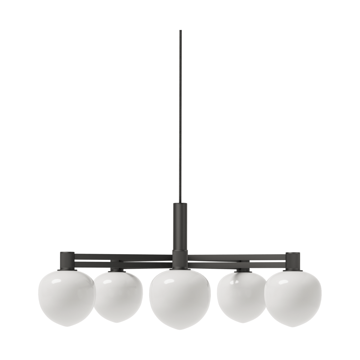 LYFA Memoir V 120 chandelier Black | Scandinavian Design | Pendant lamps | Black