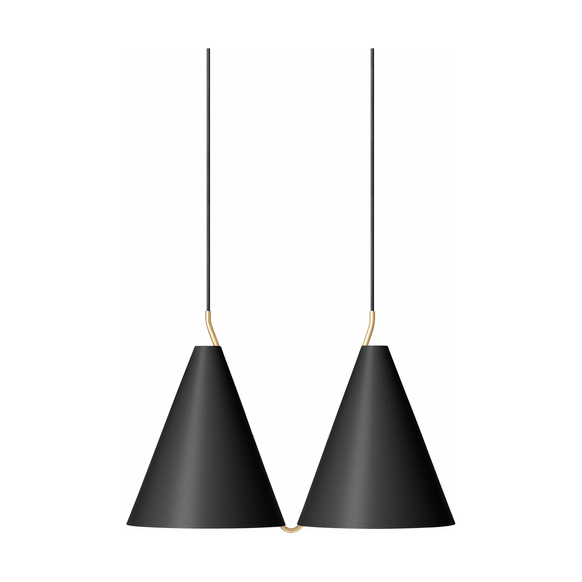 Mosaik II Side by Side 250 pendant, Black LYFA