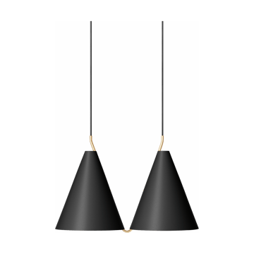 Mosaik II Side by Side 250 pendant - Black - LYFA