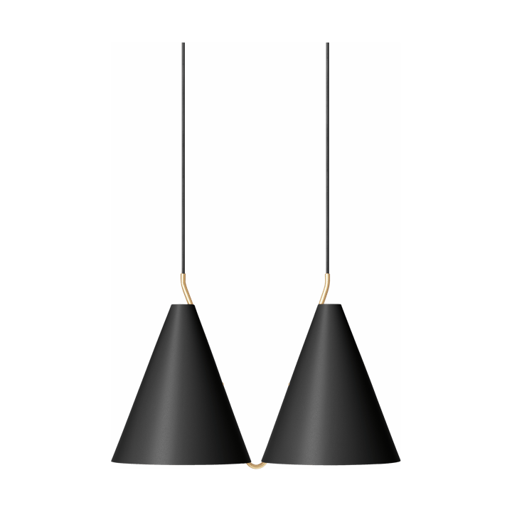 Mosaik II Side by Side 250 pendant - Black - LYFA