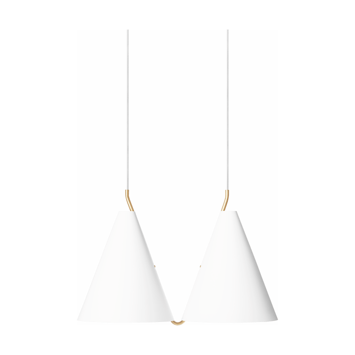 Mosaik II Side by Side 250 pendant - White - LYFA