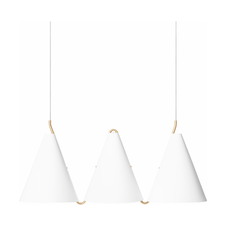 Mosaik III Side by Side 250 pendant - White - LYFA