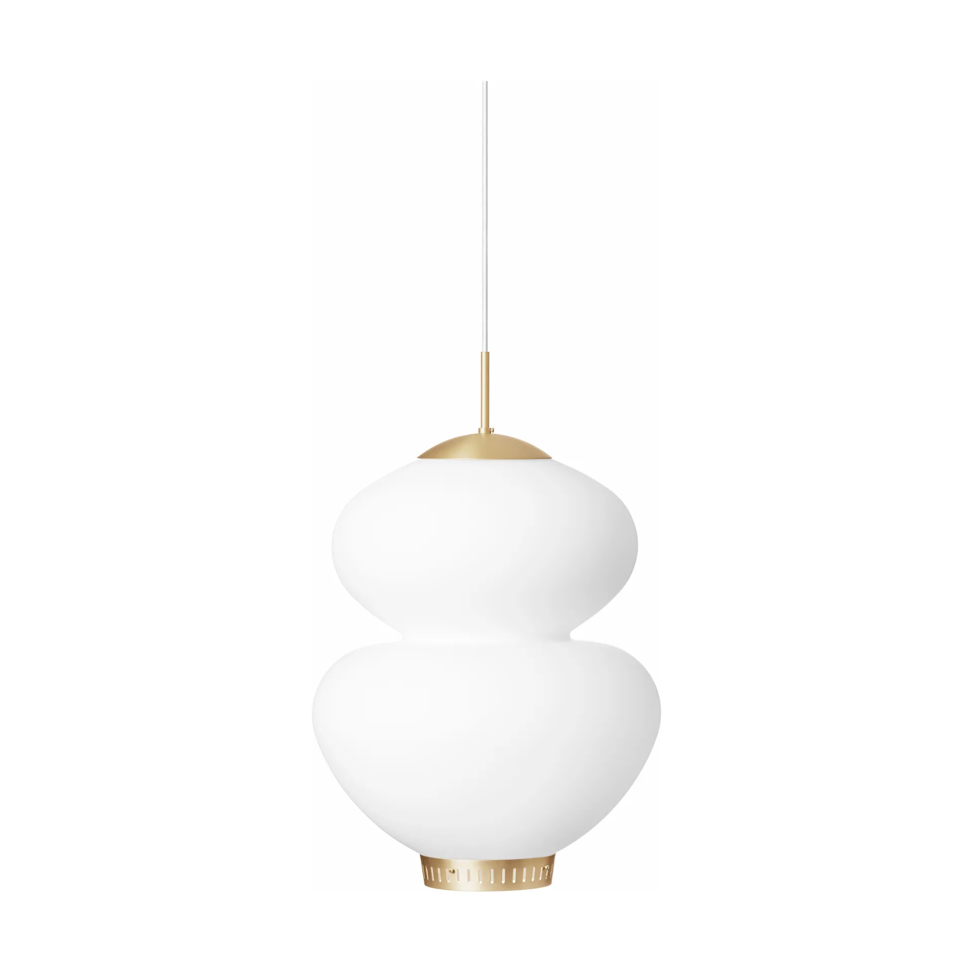 Peanut 400 pendant, Opal glass LYFA