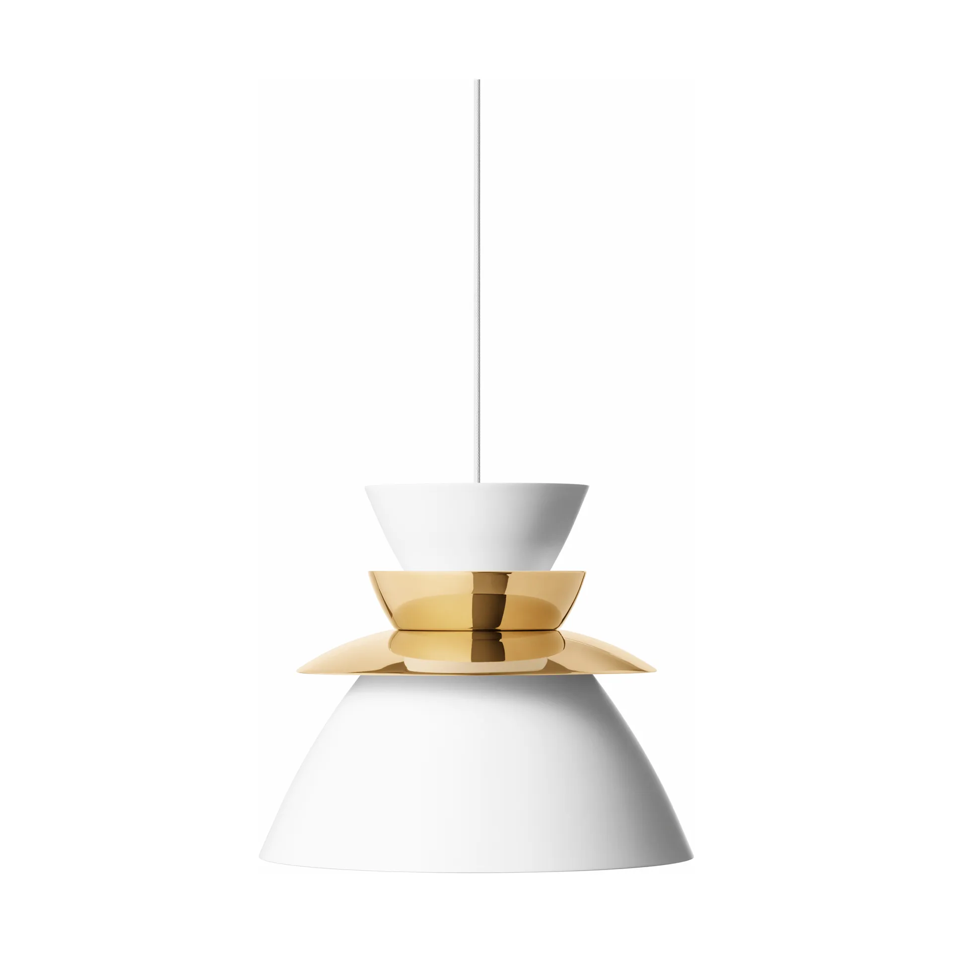Sundowner 400 pendant, Brass LYFA
