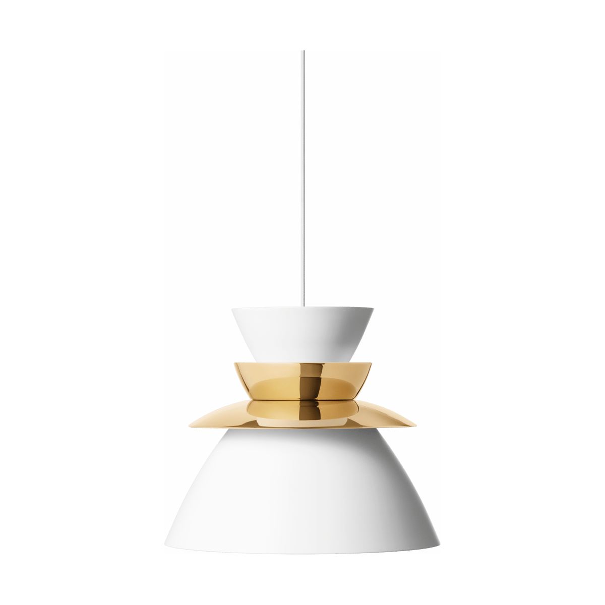 LYFA Sundowner 400 pendant Brass | Scandinavian Design | Pendant lamps | Gold-coloured