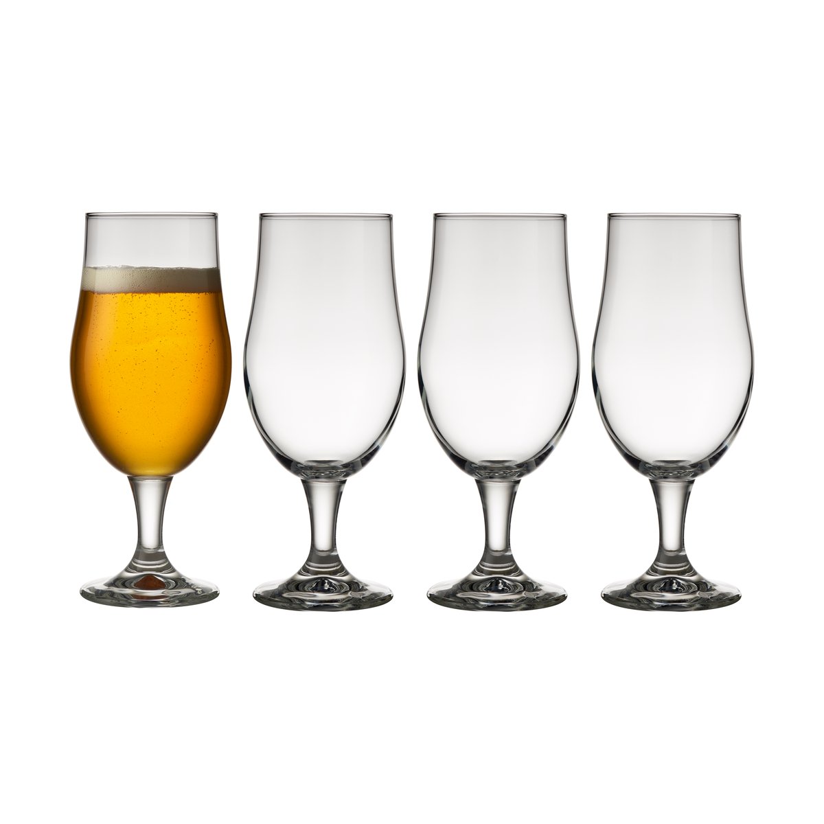 Lyngby Glas Juvel beer glass 49 cl 4-pack Clear