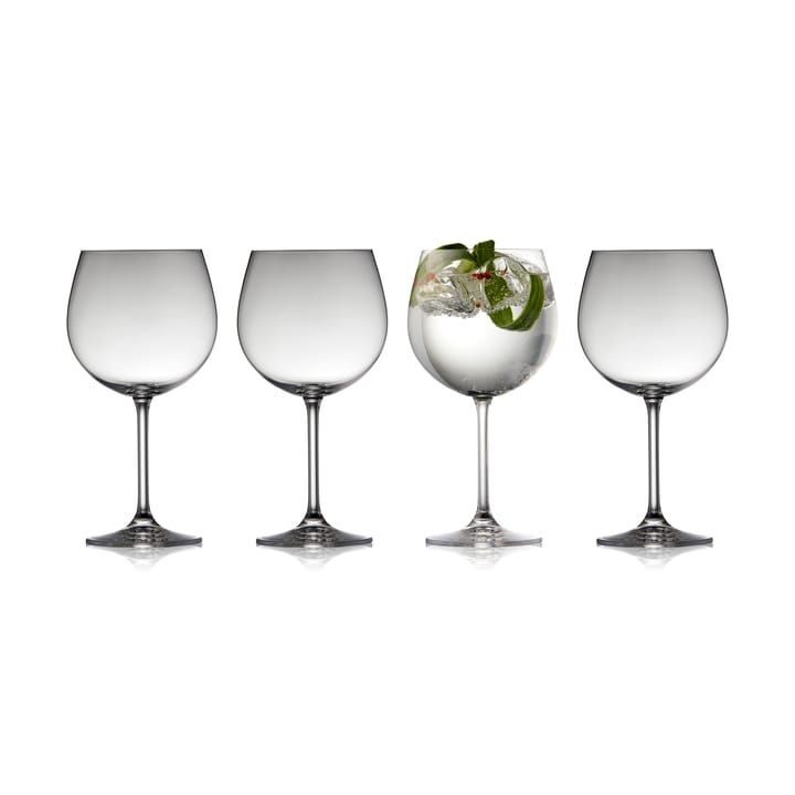 Juvel gin & tonic glass 57 cl 4-pack - Crystal - Lyngby Glas