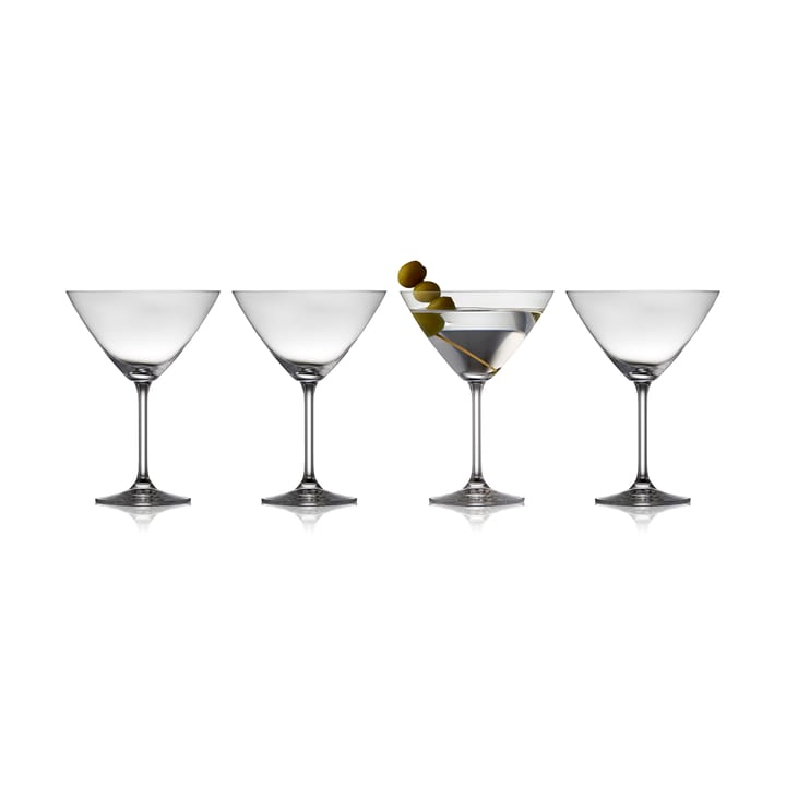 Juvel martini glass 28 cl 4-pack - Crystal - Lyngby Glas