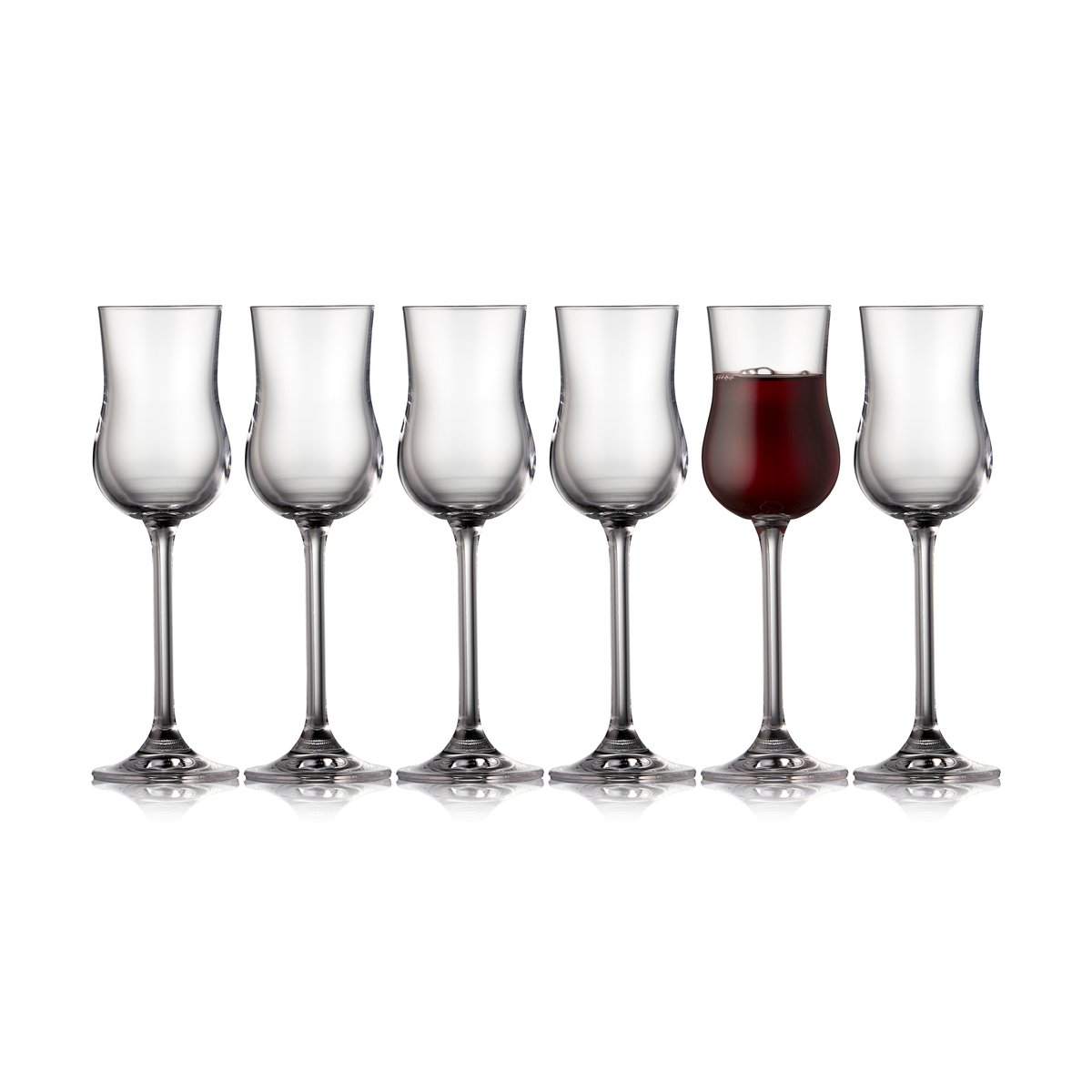 Lyngby Glas Juvel port wine glass 9 cl 6-pack Crystal