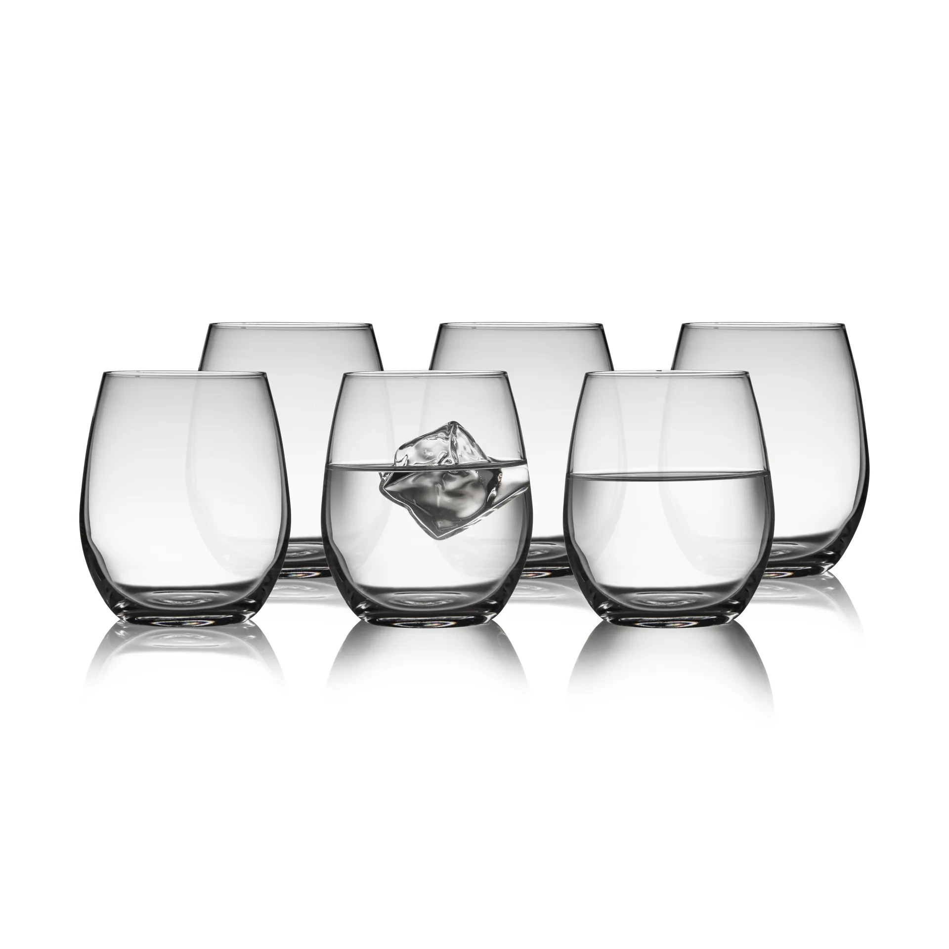 Juvel water glass 39 cl 6-pack, Clear Lyngby Glas