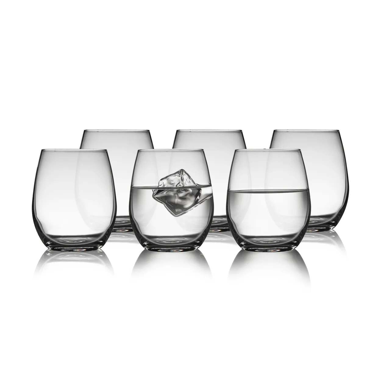 Lyngby Glas Juvel water glass 39 cl 6-pack Clear | Scandinavian Design | Drinking glasses & tumblers | Transparent