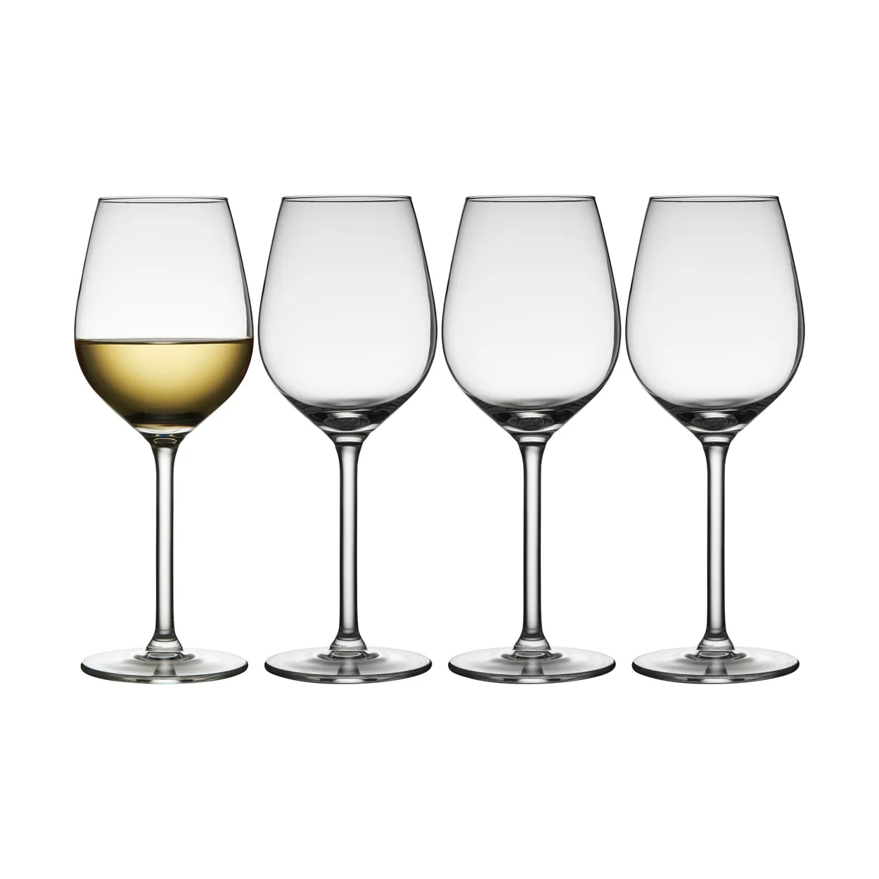Lyngby Glas Juvel white wine glass 38 cl 4-pack Clear