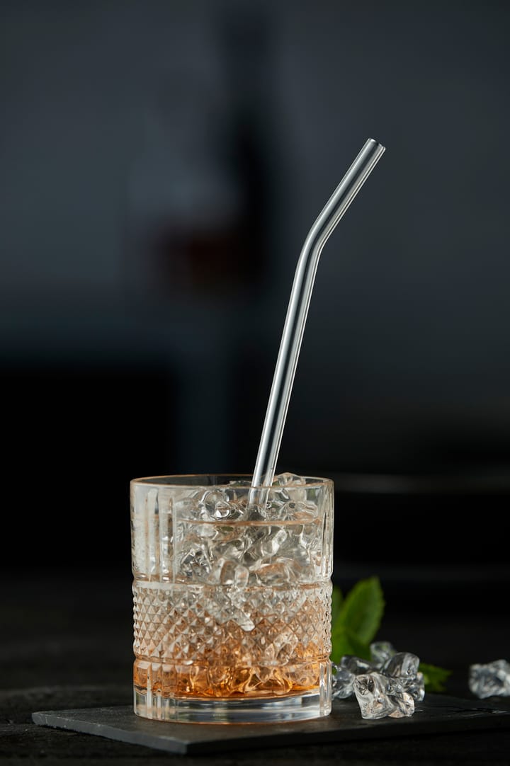 Lyngby Glas straw 21.5 cm 6-pack - Clear - Lyngby Glas