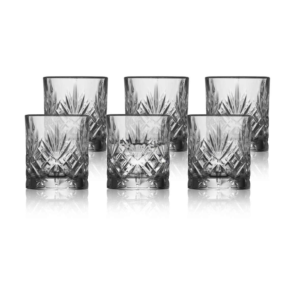 Lyngby Glas Melodia shotglass 8 cl 6-pack Clear