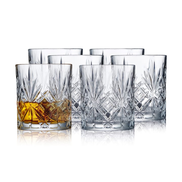Melodia whisky glass 31 cl 6-pack - Crystal - Lyngby Glas