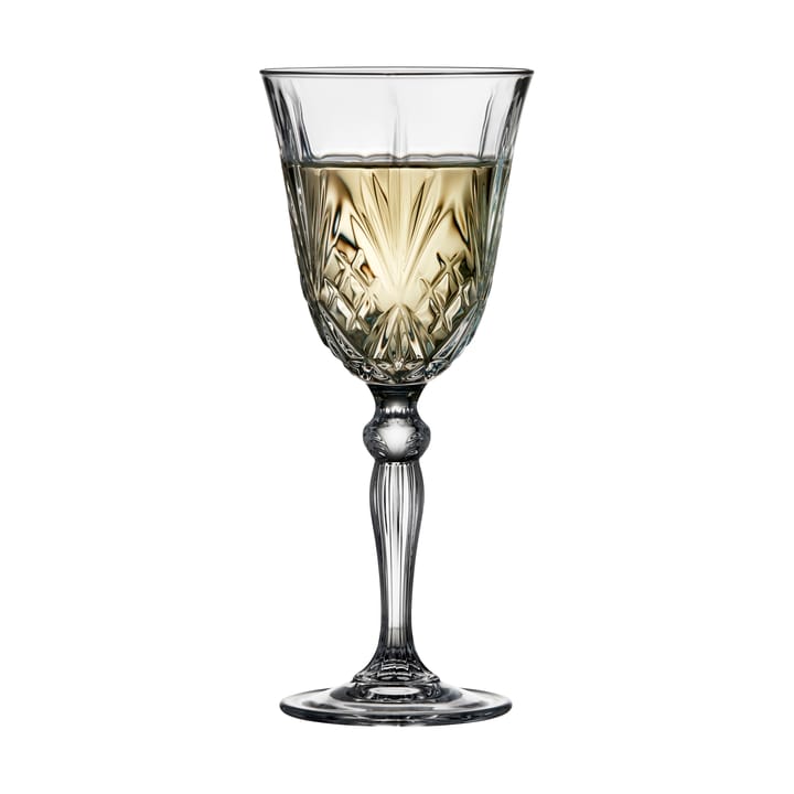 Melodia white wine glass 21 cl 4-pack - Crystal - Lyngby Glas