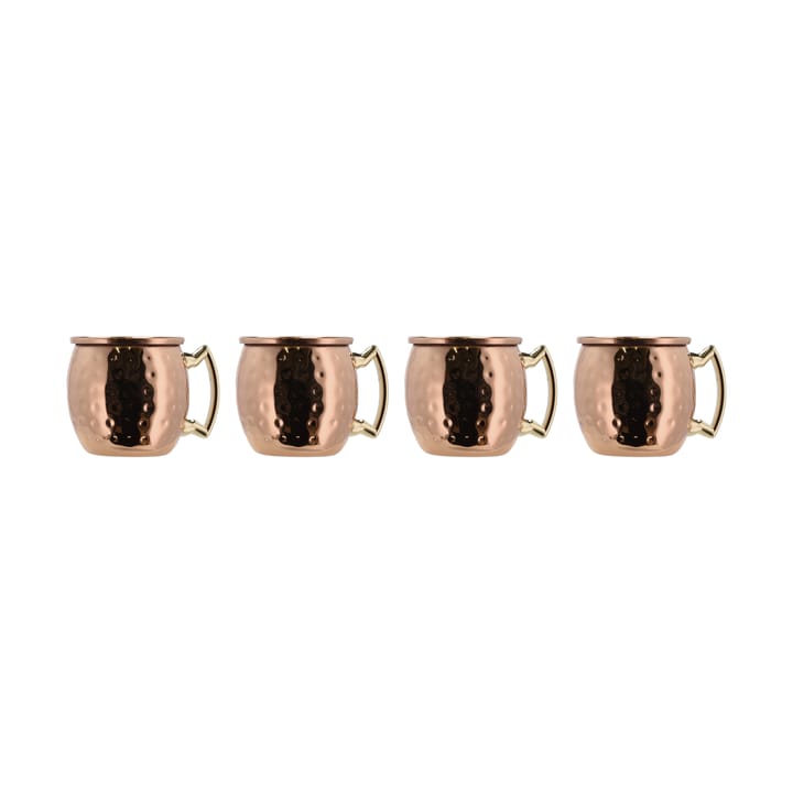 Moscow mule mini shot glass 8 cl 4-pack, Copper Lyngby Glas