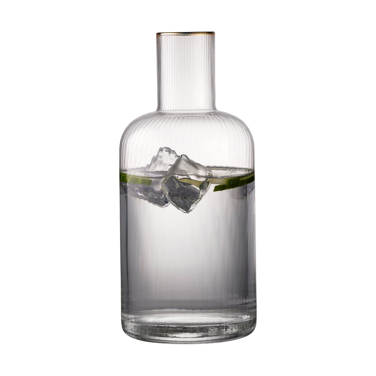 Lyngby Glas Palermo Gold carafe 1.5 l Clear-gold | Scandinavian Design | Water jugs and carafes | Transparent