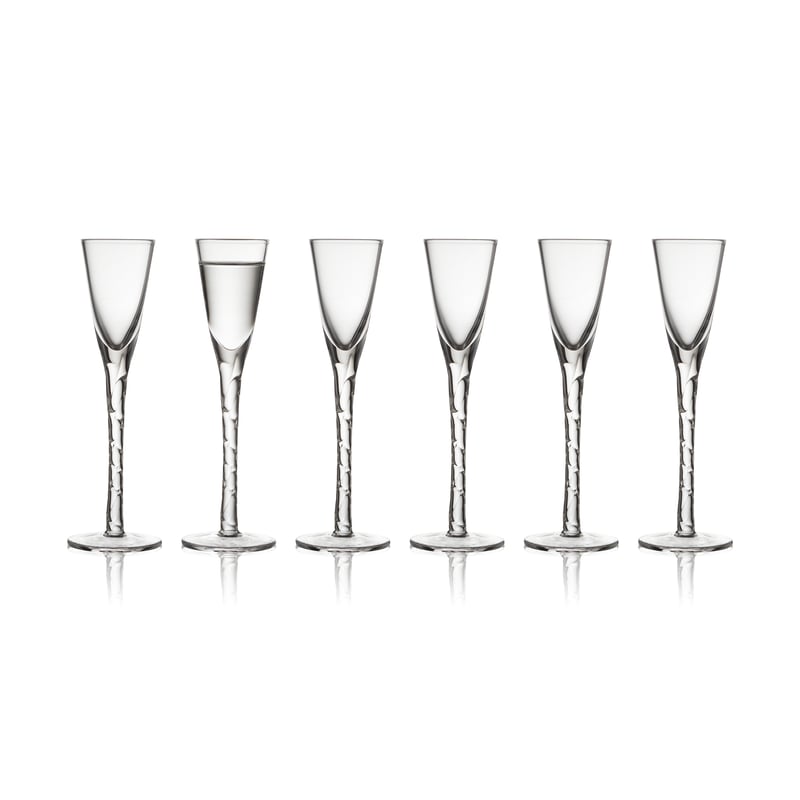 Lyngby Glas Paris snaps glass 2.5 cl 6-pack Clear