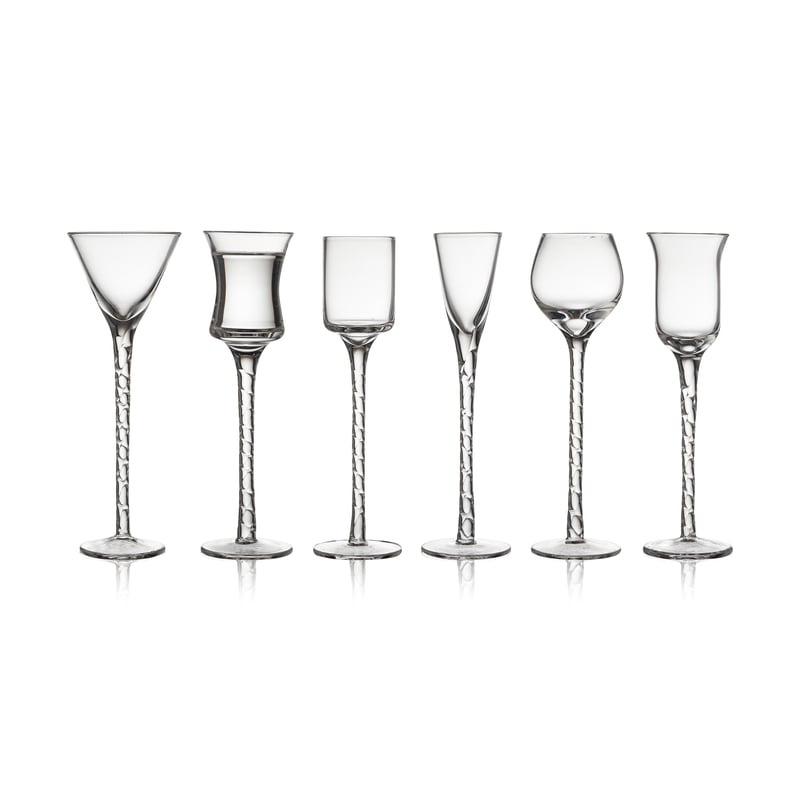 Lyngby Glas Rom snaps glass 2.5-5 cl 6 pieces Clear