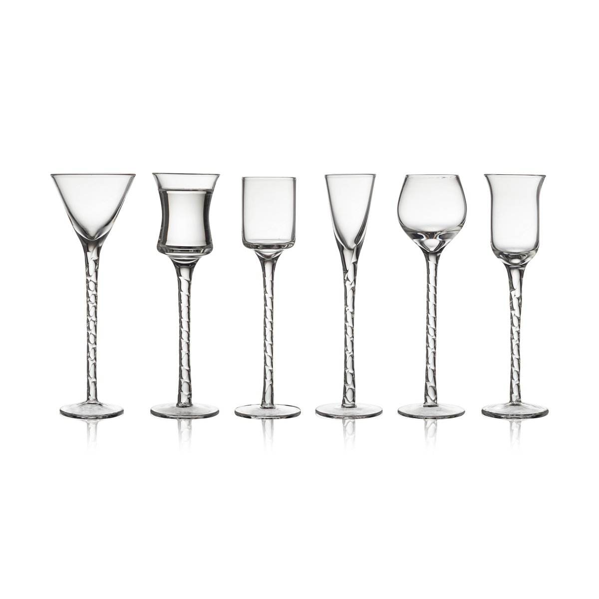 Lyngby Glas Rom snaps glass 2.5-5 cl 6 pieces Clear