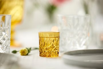 Sorrento shot glasses 4 cl 4-pack - Amber - Lyngby Glas