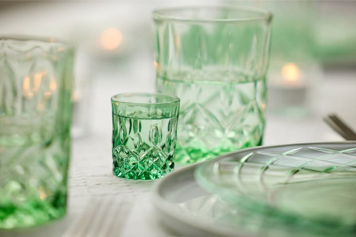 Sorrento shot glasses 4 cl 4-pack - Green - Lyngby Glas