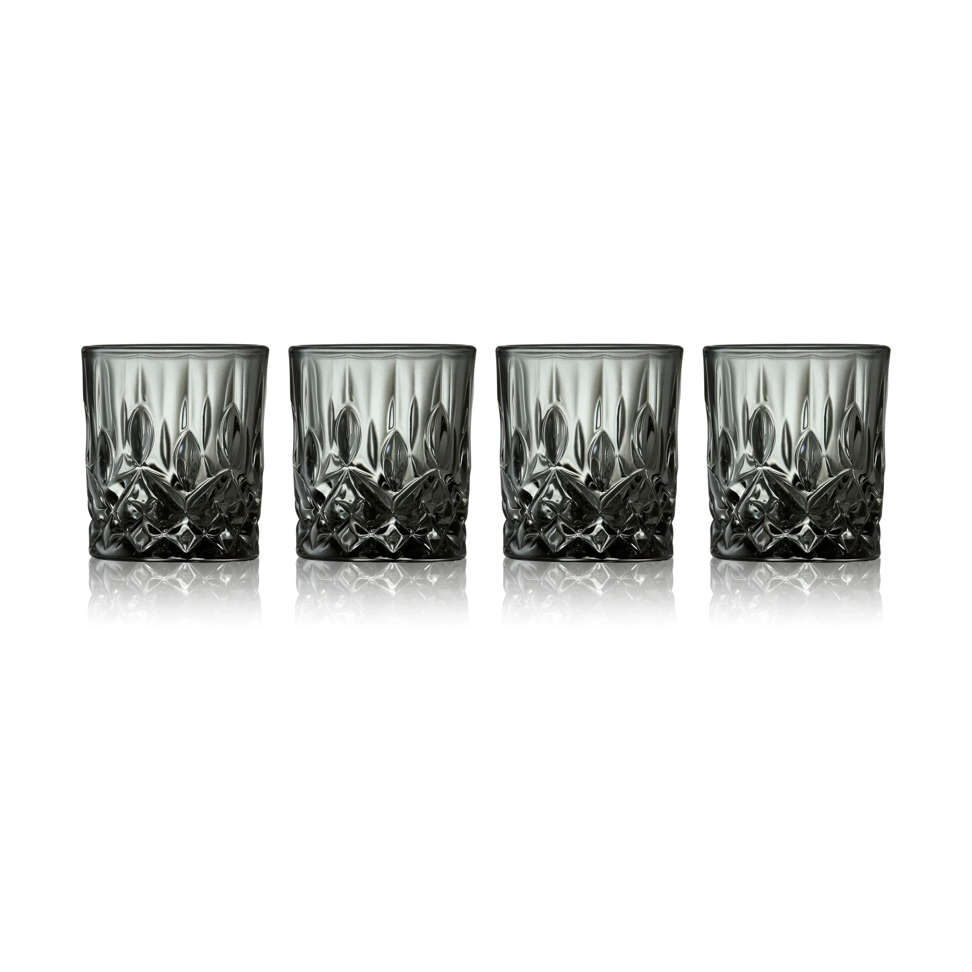 Sorrento shot glasses 4 cl 4-pack, Smoke Lyngby Glas