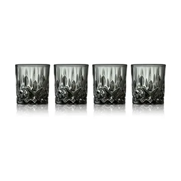 Sorrento shot glasses 4 cl 4-pack - Smoke - Lyngby Glas