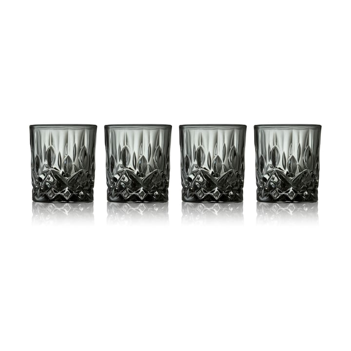 Sorrento shot glasses 4 cl 4-pack - Smoke - Lyngby Glas