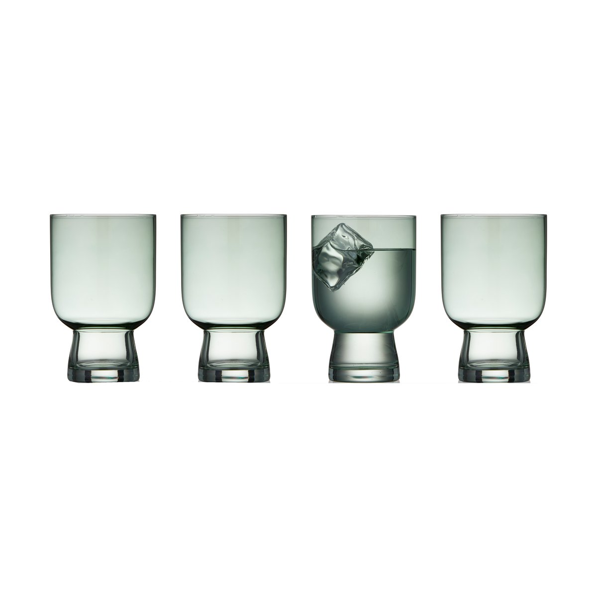 Lyngby Glas Sorrento water glass 30 cl 4-pack Green